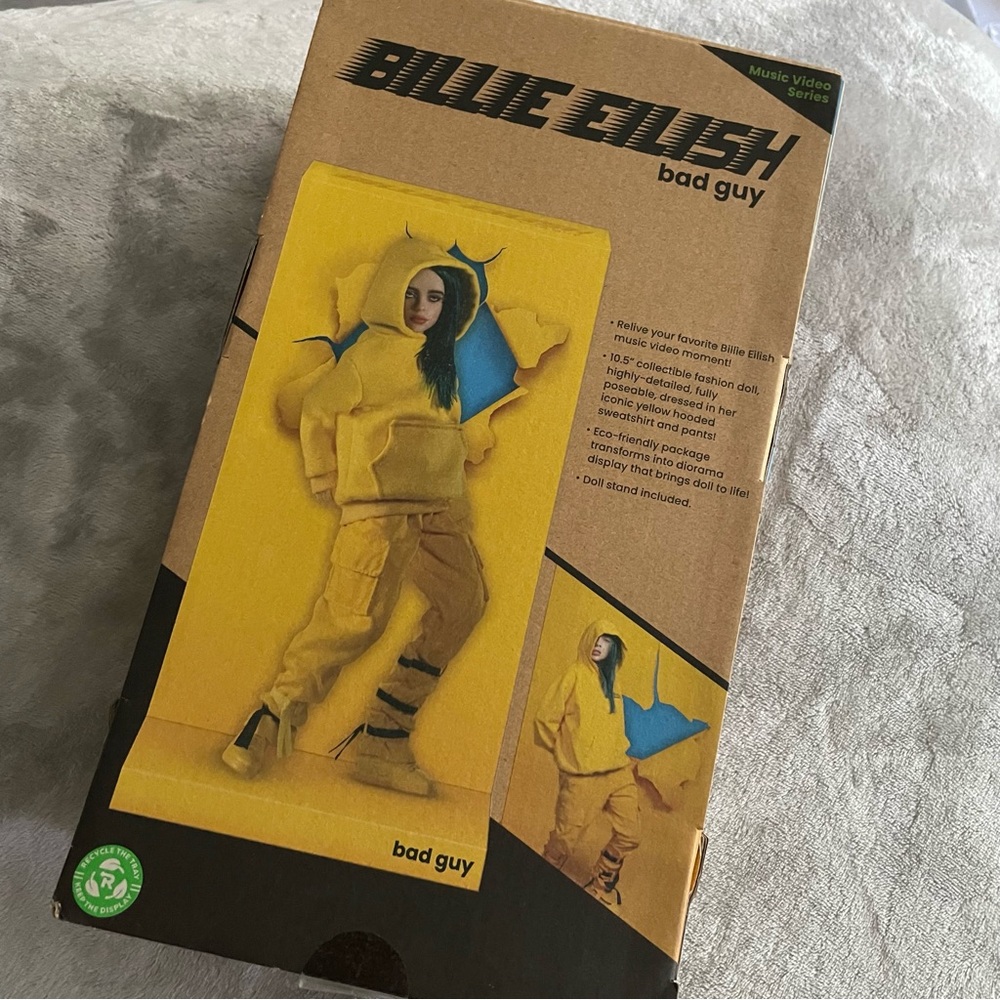 Billie Eilish Bad Guy Barbie Doll Merch